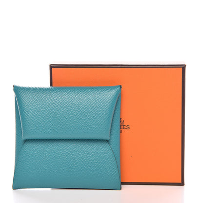 Hermes Epsom Bastia Coin Purse Bleu Paon 7 of 7