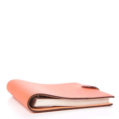 Hermes Togo Ulysse PM Notebook Cover Feu 4 of 8