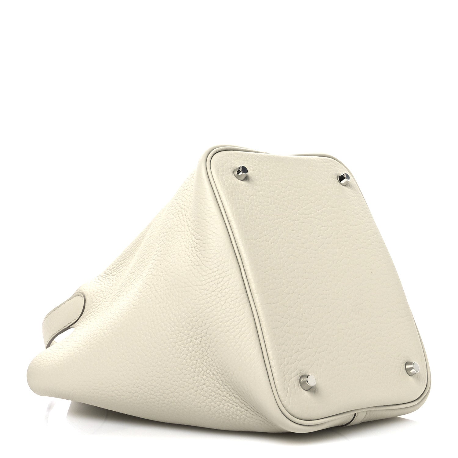 Hermes Taurillon Clemence Picotin Lock 22 MM Craie 4 of 11
