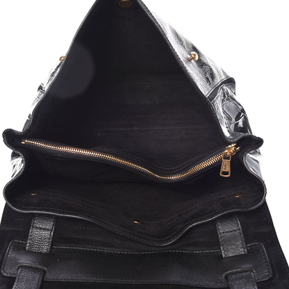 Saint Laurent Pony Hair Patent Medium Muse Two Black 5 of 15