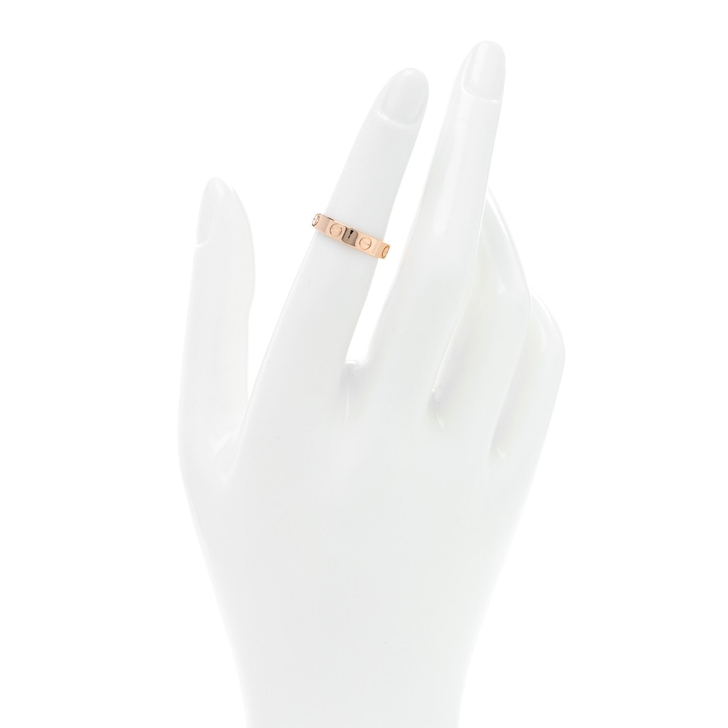 Cartier 18K Pink Gold 3.5mm LOVE Wedding Band Ring 49 4.75 2 of 4