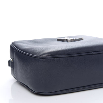 Saint Laurent Calfskin Monogram Lou Camera Bag Blue 5 of 8