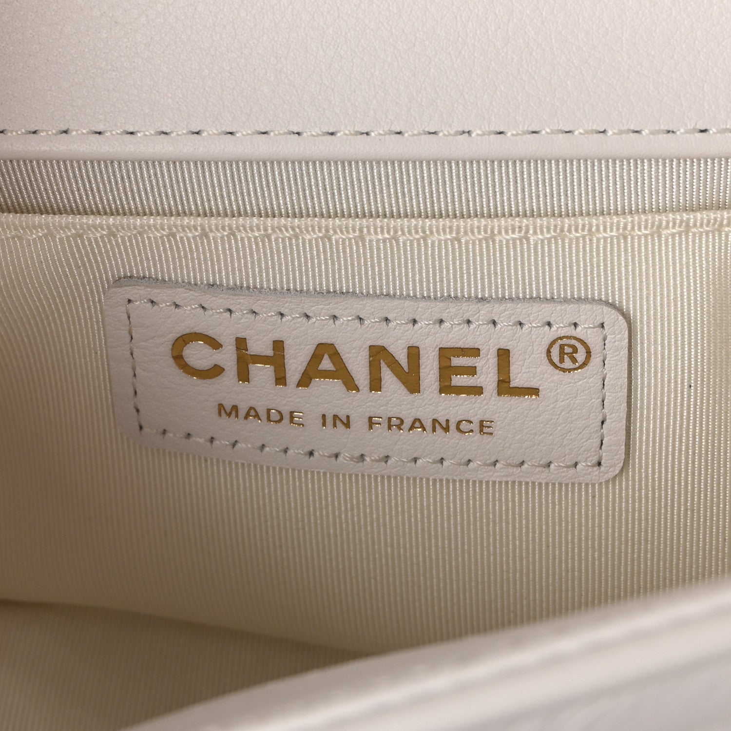 Chanel Calfskin Embroidered Small Boy Flap White 6 of 10