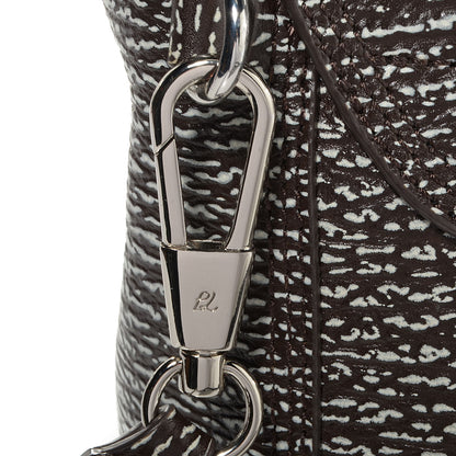 3.1 Phillip Lim 3.1 Shark Embossed Leather Medium Pashli Satchel Brown and White 13 of 13
