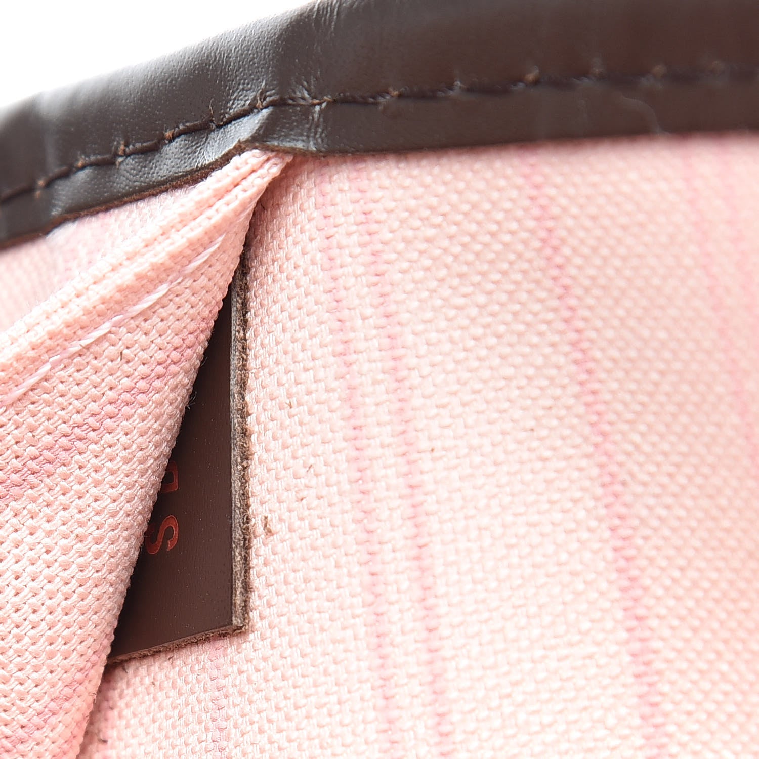 Louis Vuitton Damier Ebene Neo Neverfull MM Rose Ballerine 11 of 17