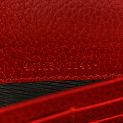 Gucci Calfskin Mini Dionysus Chain Wallet Hibiscus Red 7 of 11