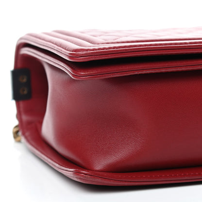 Chanel Calfskin Quilted New Medium Boy Flap Red 6 of 9