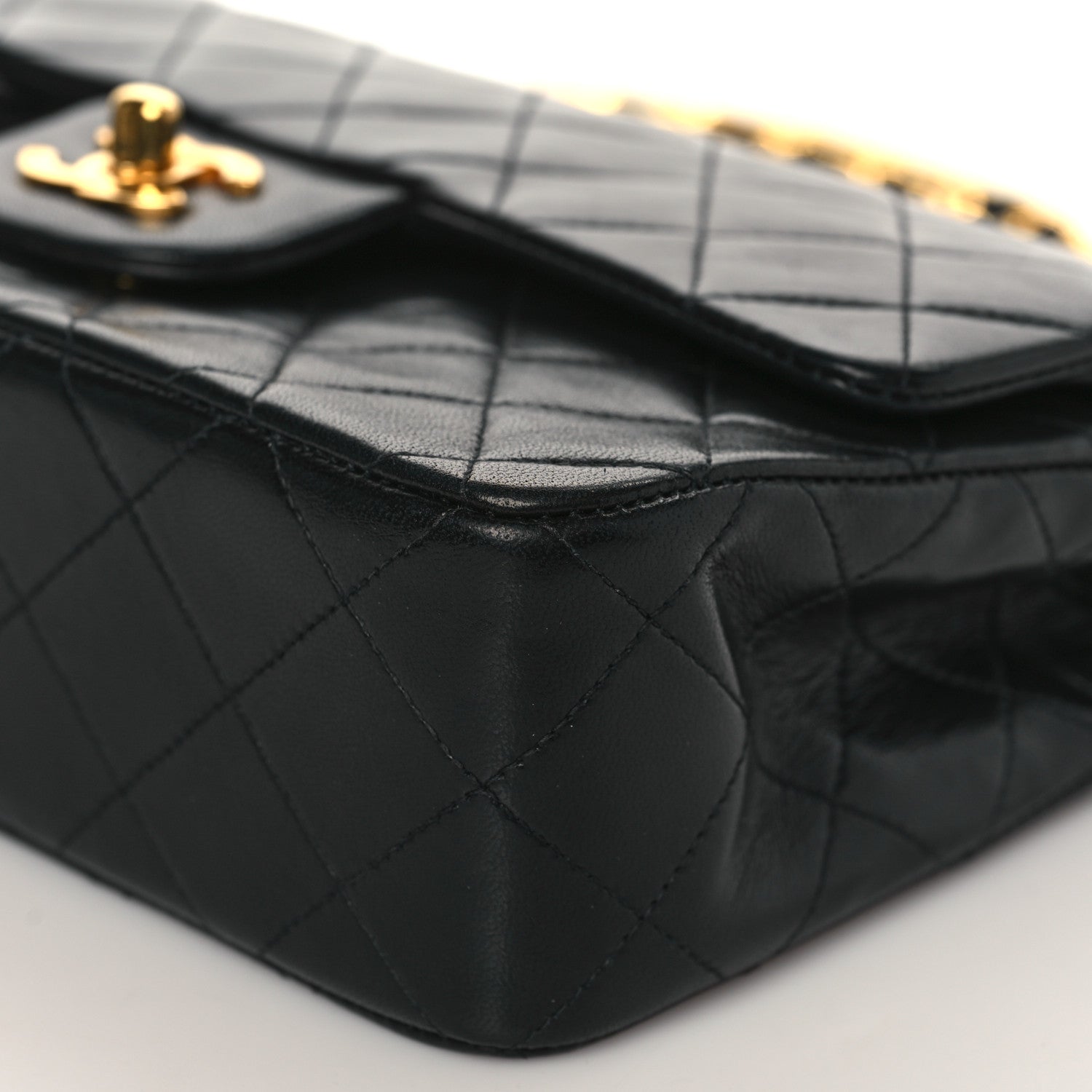 Chanel Lambskin Quilted Small Double Flap Black 9 of 9