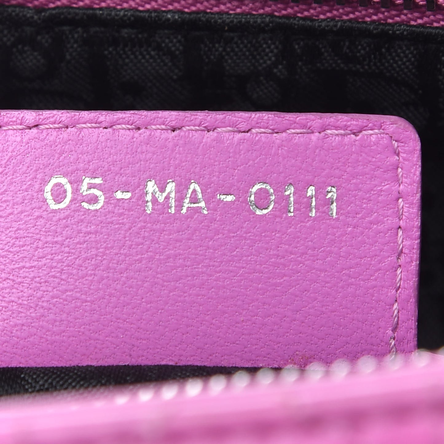 Lambskin Cannage Large Lady Dior Pink