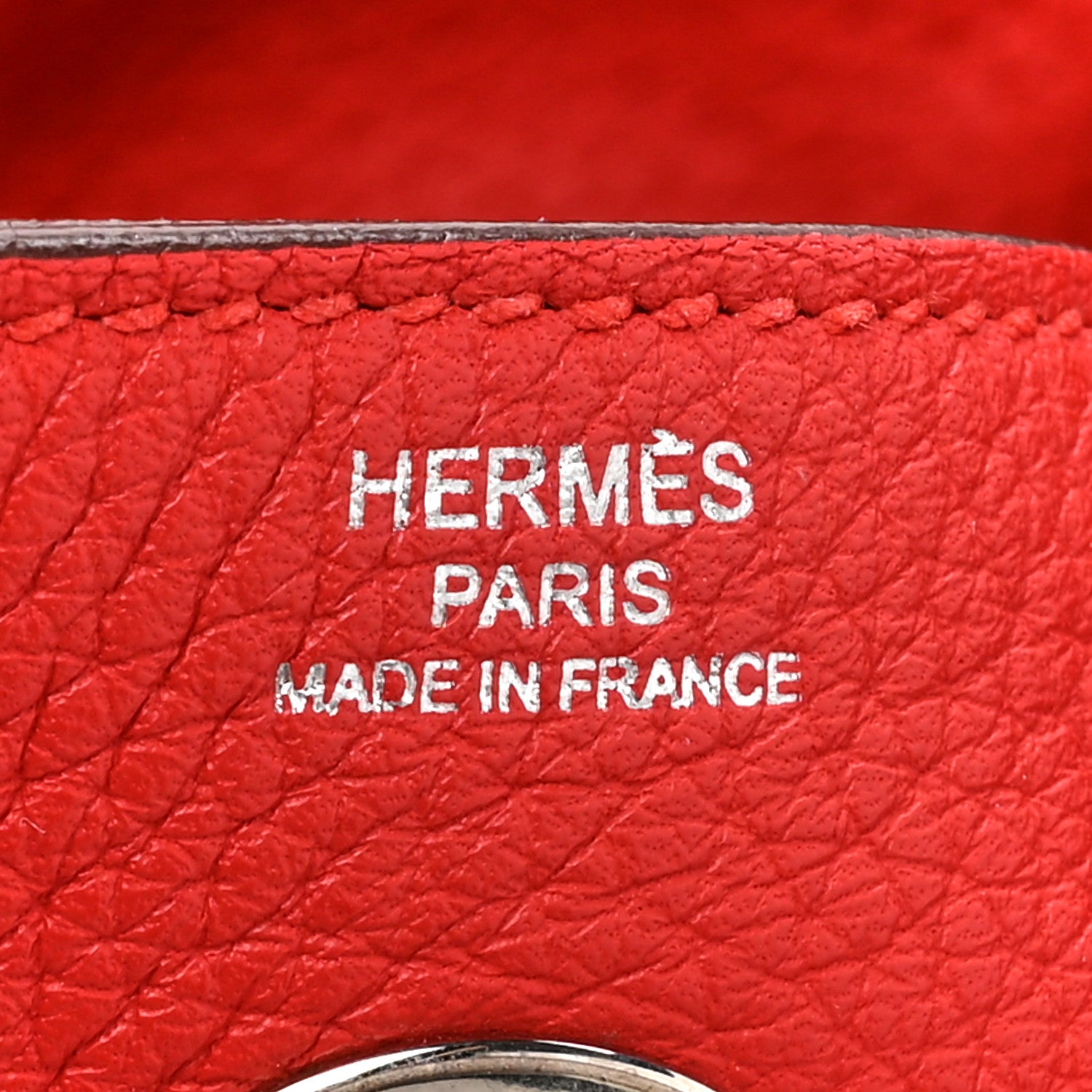 Hermes Taurillon Clemence Lindy 26 Rouge Pivoine 6 of 11