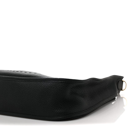 Hermes Taurillon Clemence Evelyne III GM Black 8 of 8