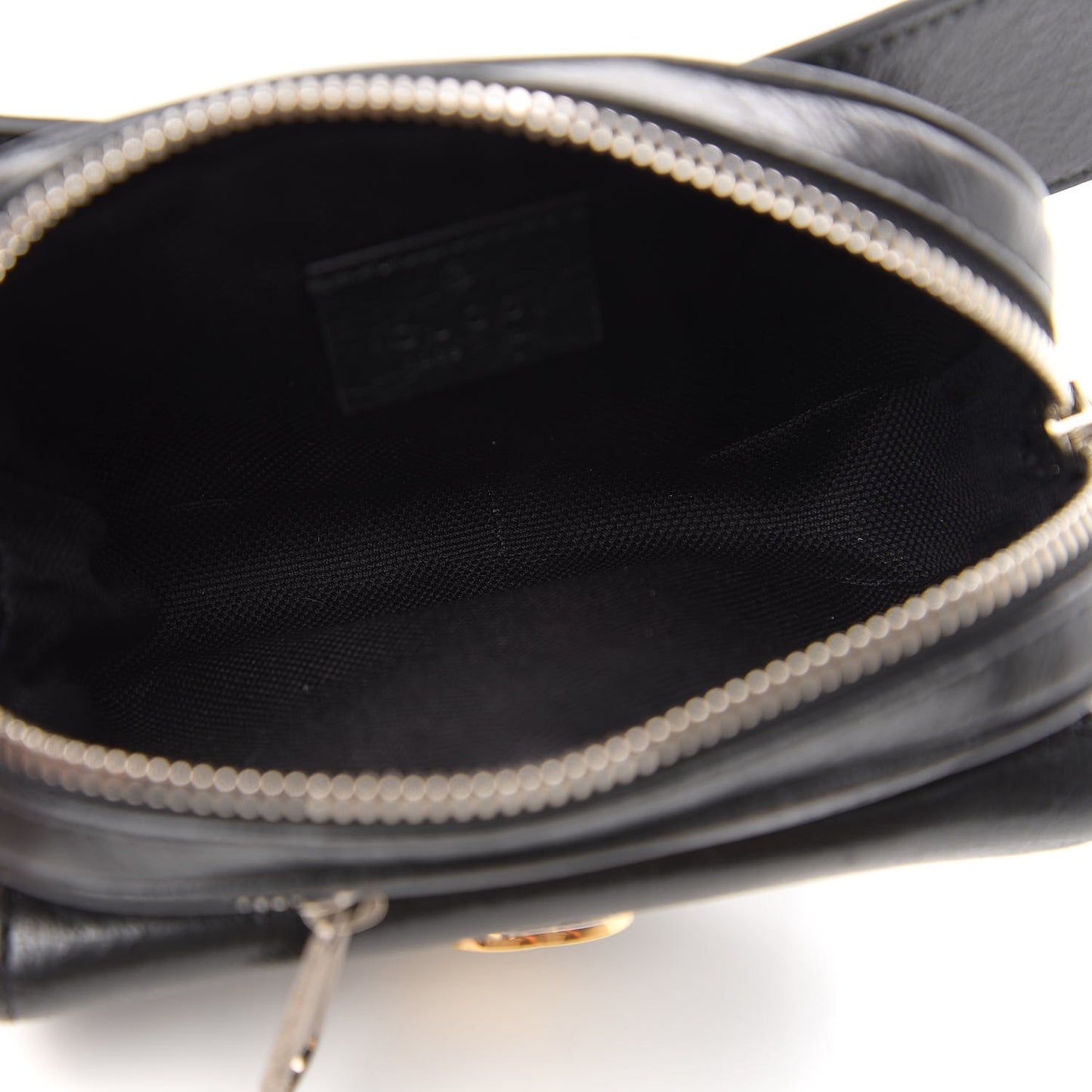 Fluffy Calfskin Mini Morpheus Belt Bag 90 36 Black