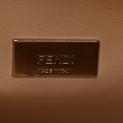 Fendi Vitello Tahiti Burro Medium Peekaboo Iconic Essentially Satchel Camelia Makeup 6 of 8