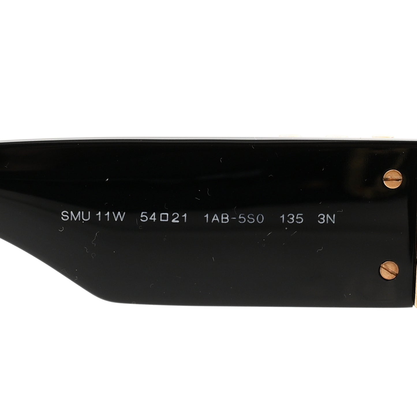 Acetate Oval Glimpse Sunglasses SMU11W Black