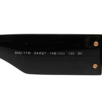 Miu Miu Acetate Oval Glimpse Sunglasses SMU11W Black 6 of 8