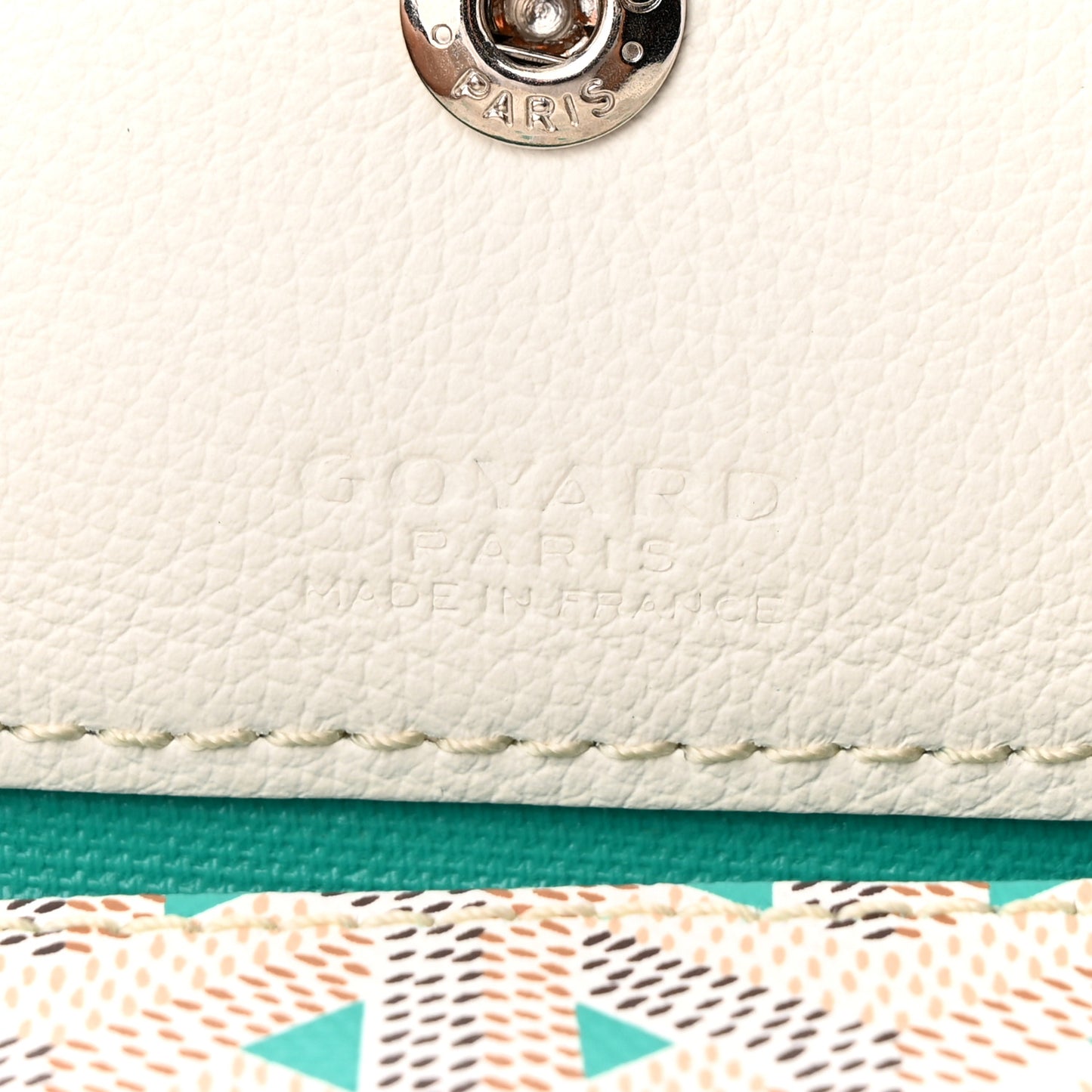 Goyardine Saint Louis Claire Voie GM White Opaline