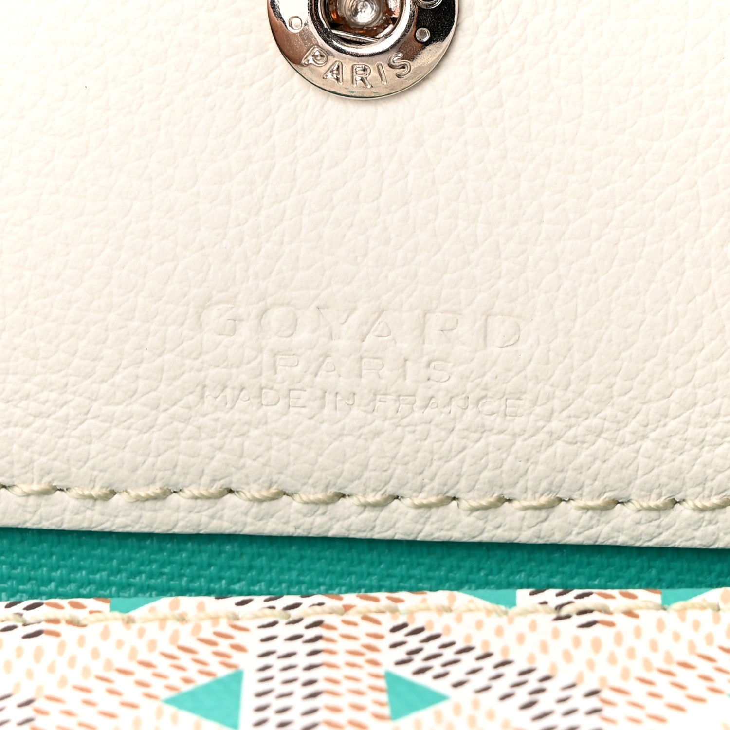 Goyard Goyardine Saint Louis Claire Voie GM White Opaline 7 of 12
