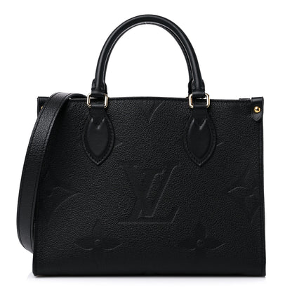 Louis Vuitton Empreinte Monogram Giant Onthego PM Black 1 of 8