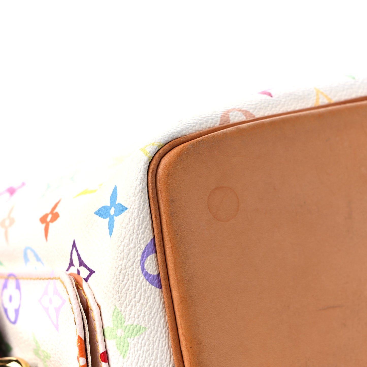 Monogram Multicolor Petit Noe White