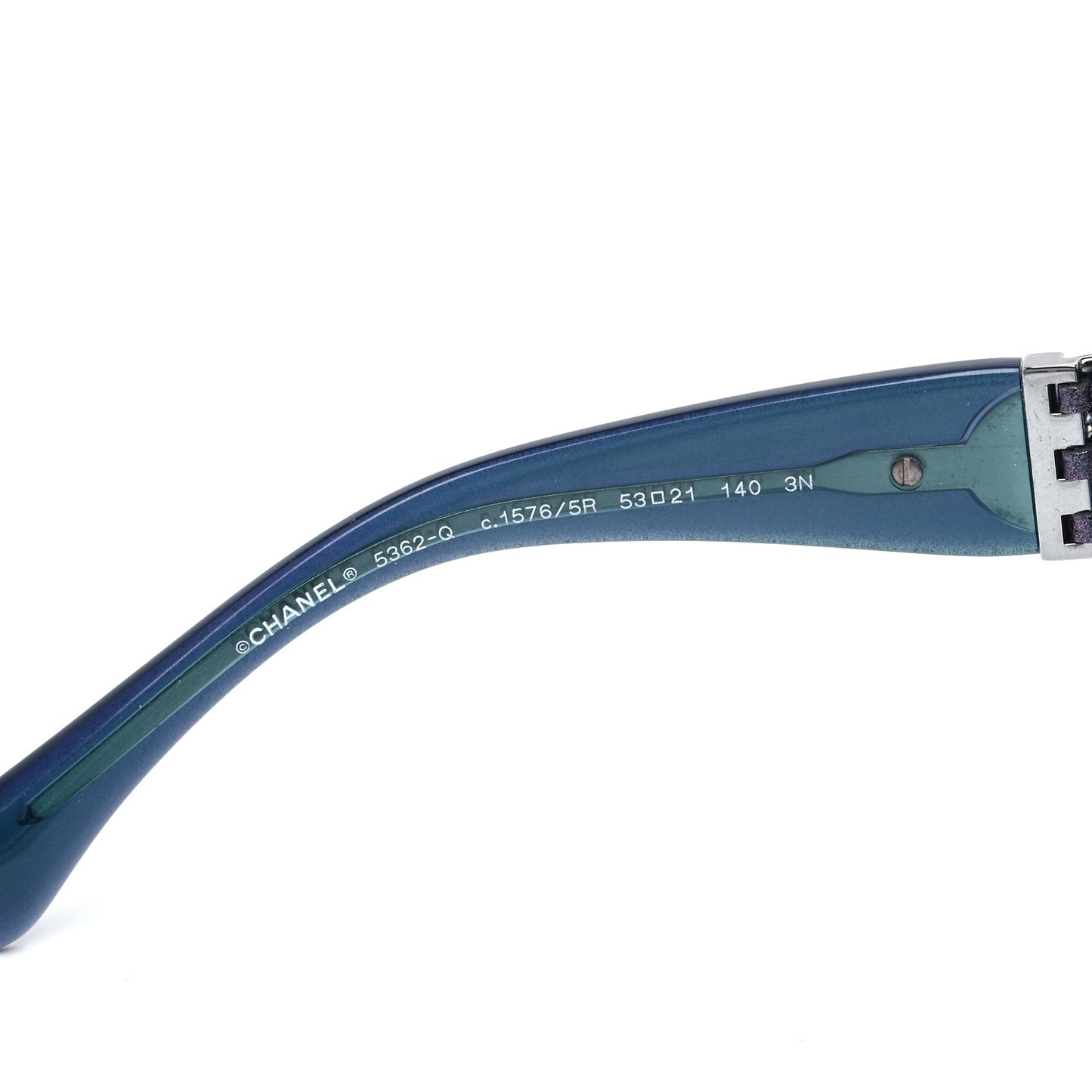 Square Chain Sunglasses 5362-Q Blue