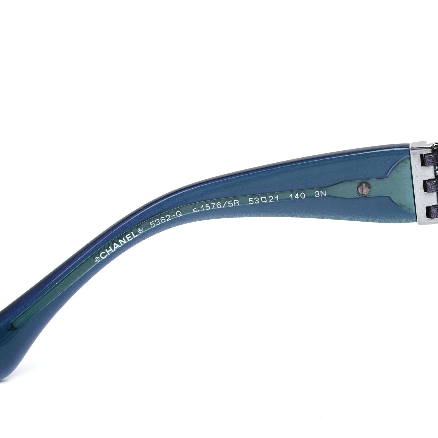 Chanel Square Chain Sunglasses 5362-Q Blue 6 of 8