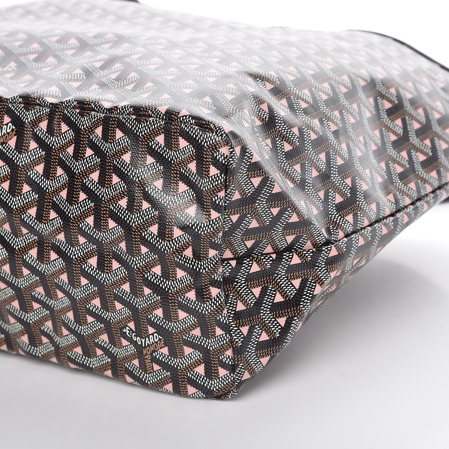 Goyard Goyardine Saint Louis Claire Voie PM Black Pink 11 of 11