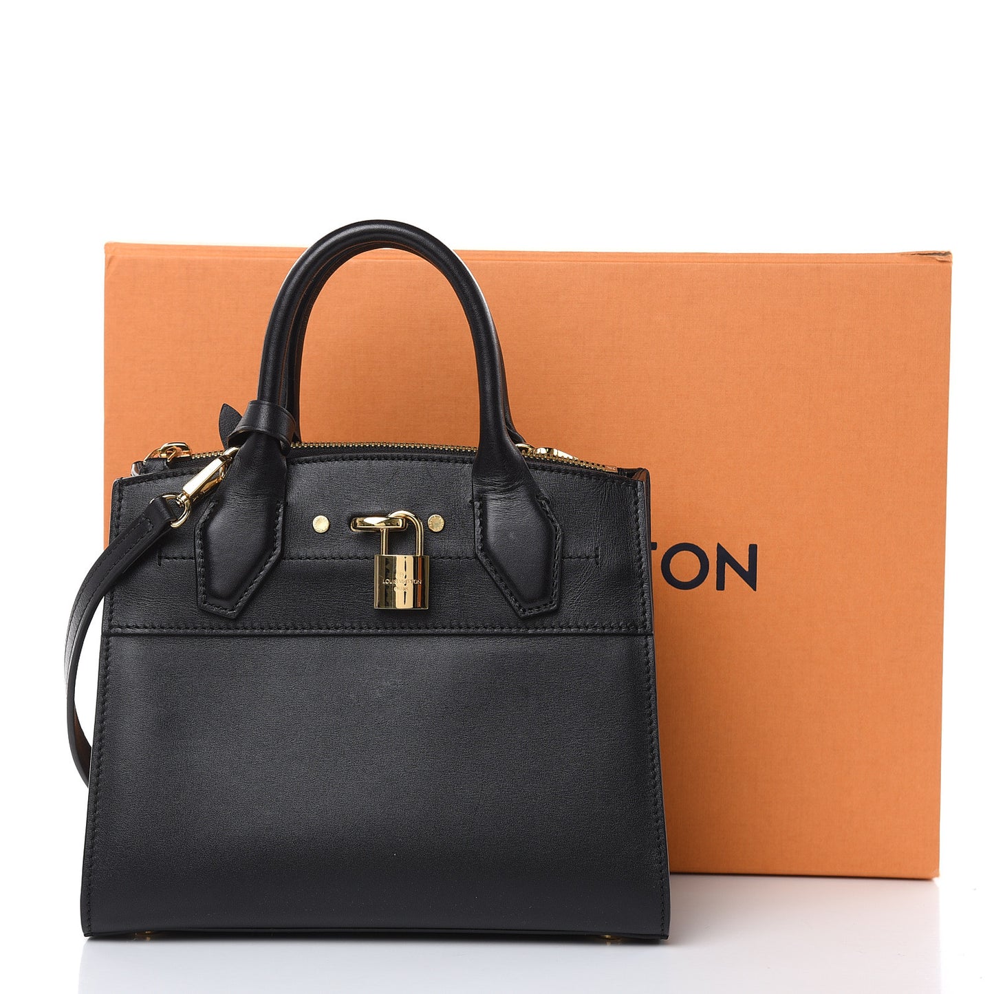 Calfskin City Steamer Mini Black