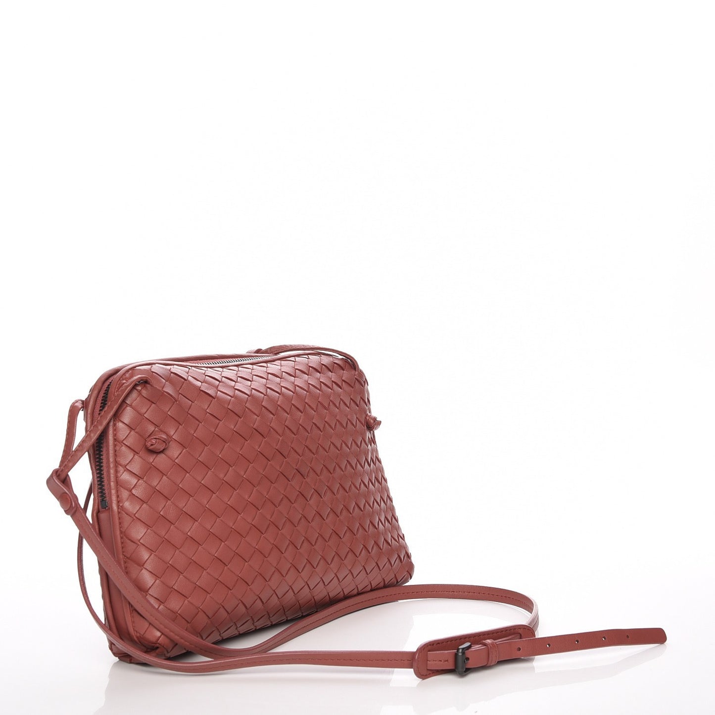 Nappa Intrecciato Pillow Crossbody Messenger Appia