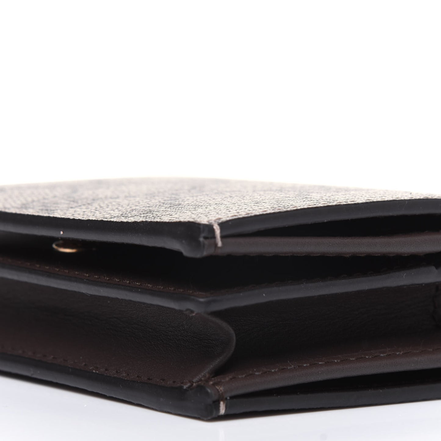 GG Supreme Monogram Card Case Beige