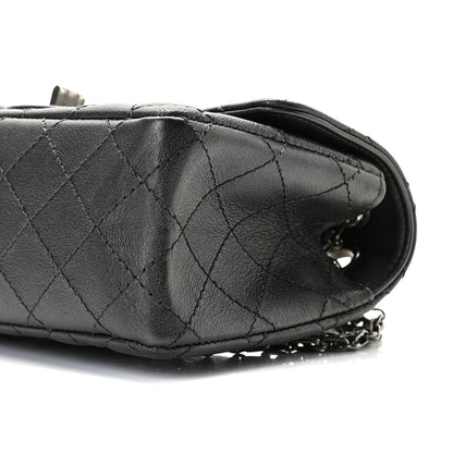Chanel Metallic Sheepskin Quilted 2.55 Reissue Mini Flap Dark Grey 7 of 12