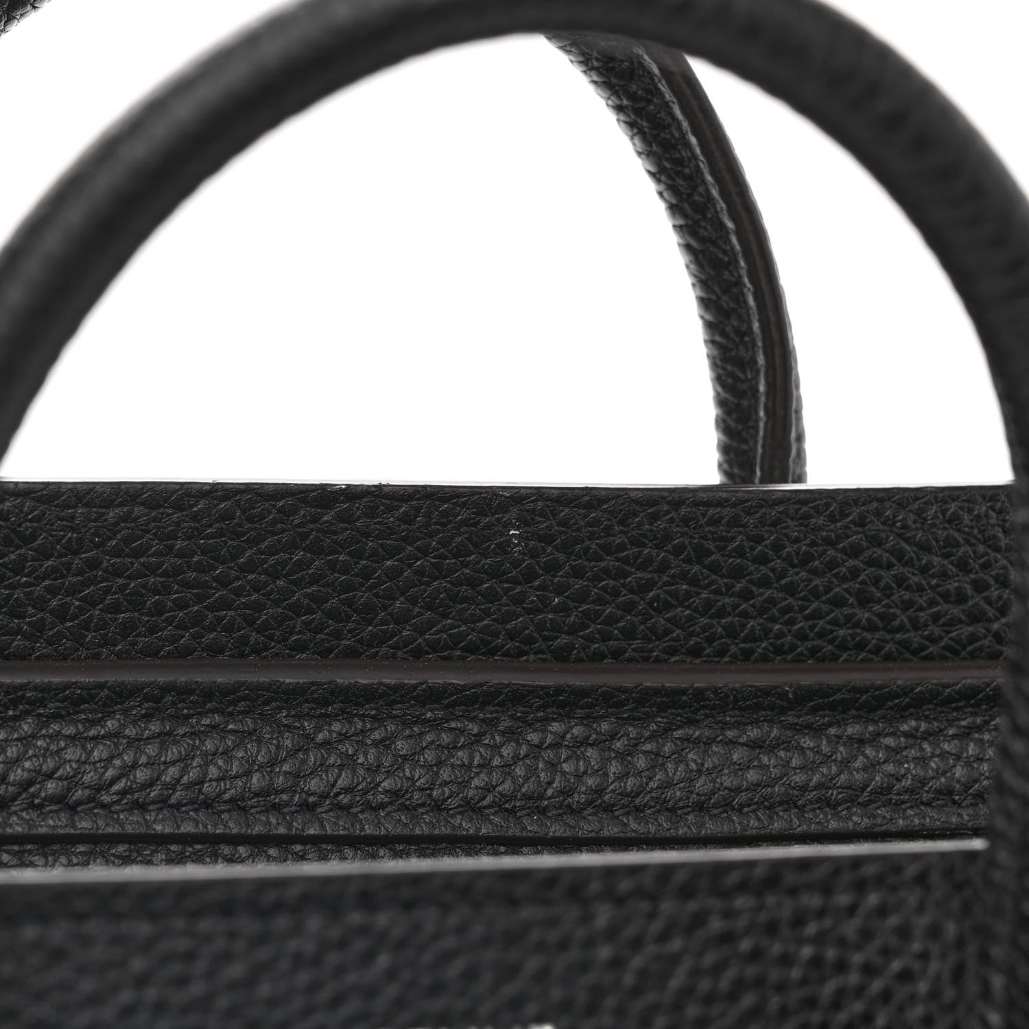 Celine Drummed Calfskin Nano Luggage Black 10 of 11