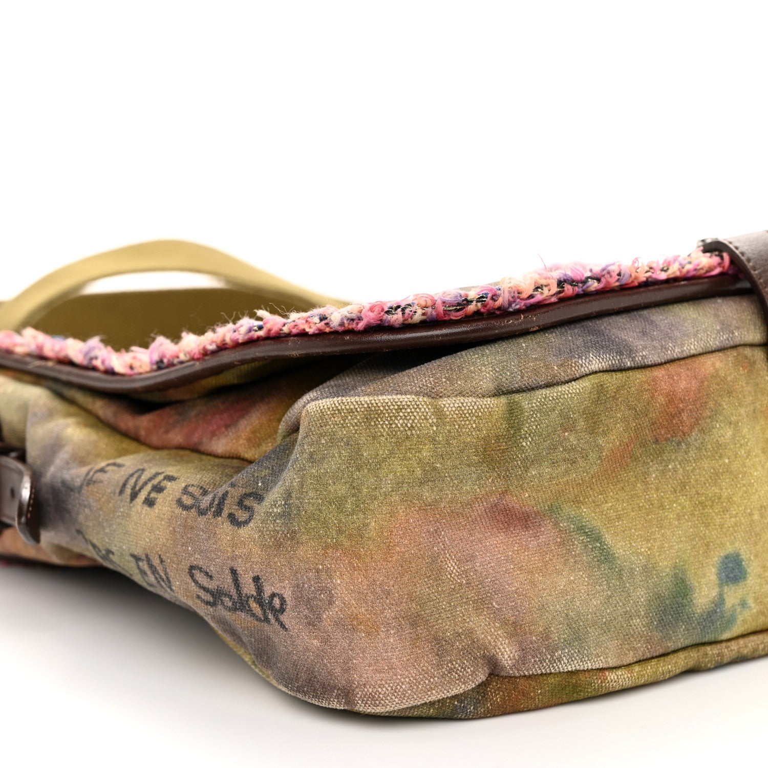 Chanel Washed Toile Graffiti On The Pavements Messenger Khaki Multicolor 9 of 13