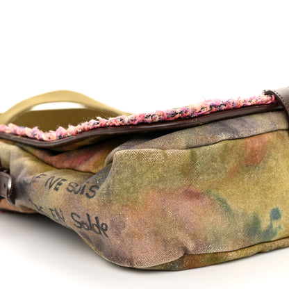 Chanel Washed Toile Graffiti On The Pavements Messenger Khaki Multicolor 9 of 13