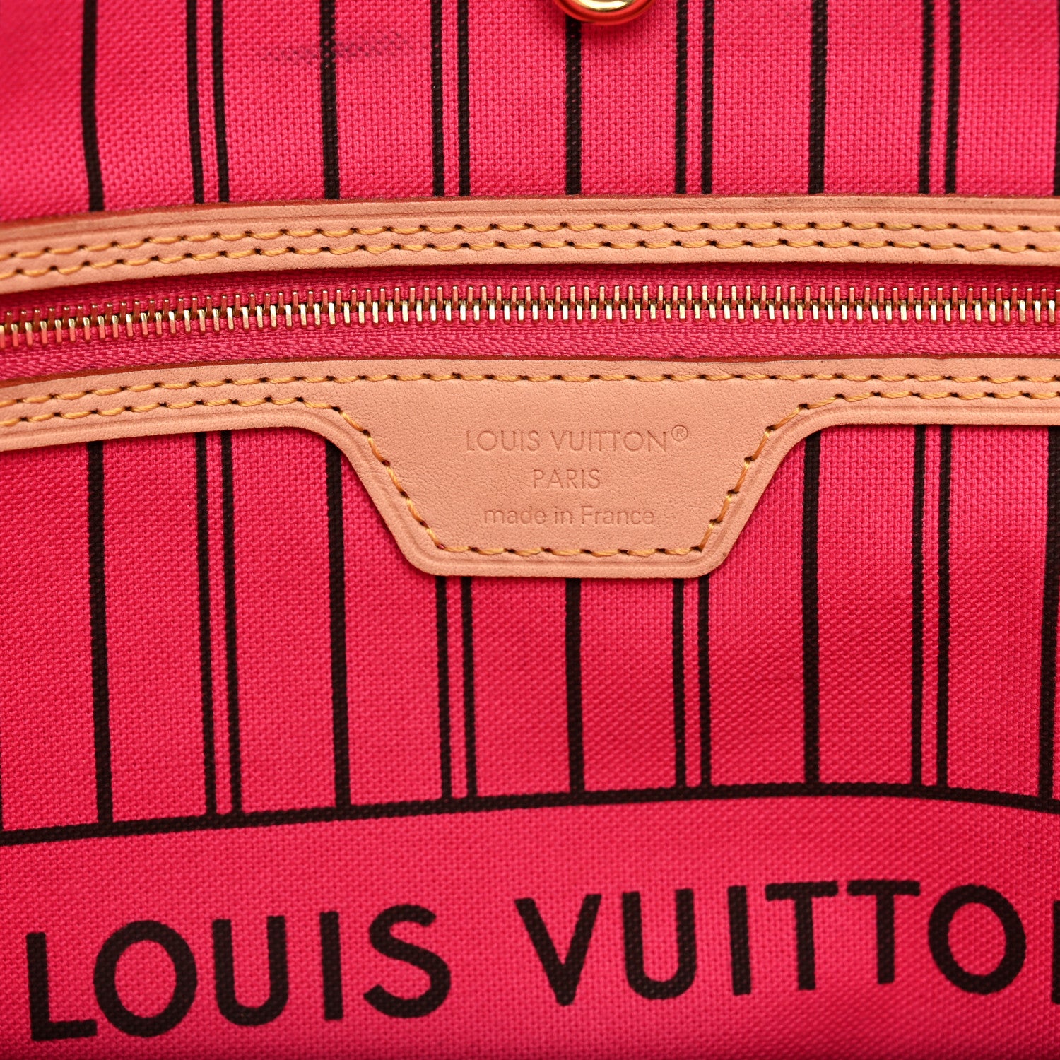Louis Vuitton Monogram Inside Out Neverfull Bandouliere MM Rose Pondichery 7 of 10