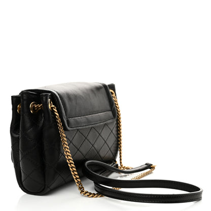 Saint Laurent Lambskin Quilted Monogram Mini Nolita Black 3 of 13