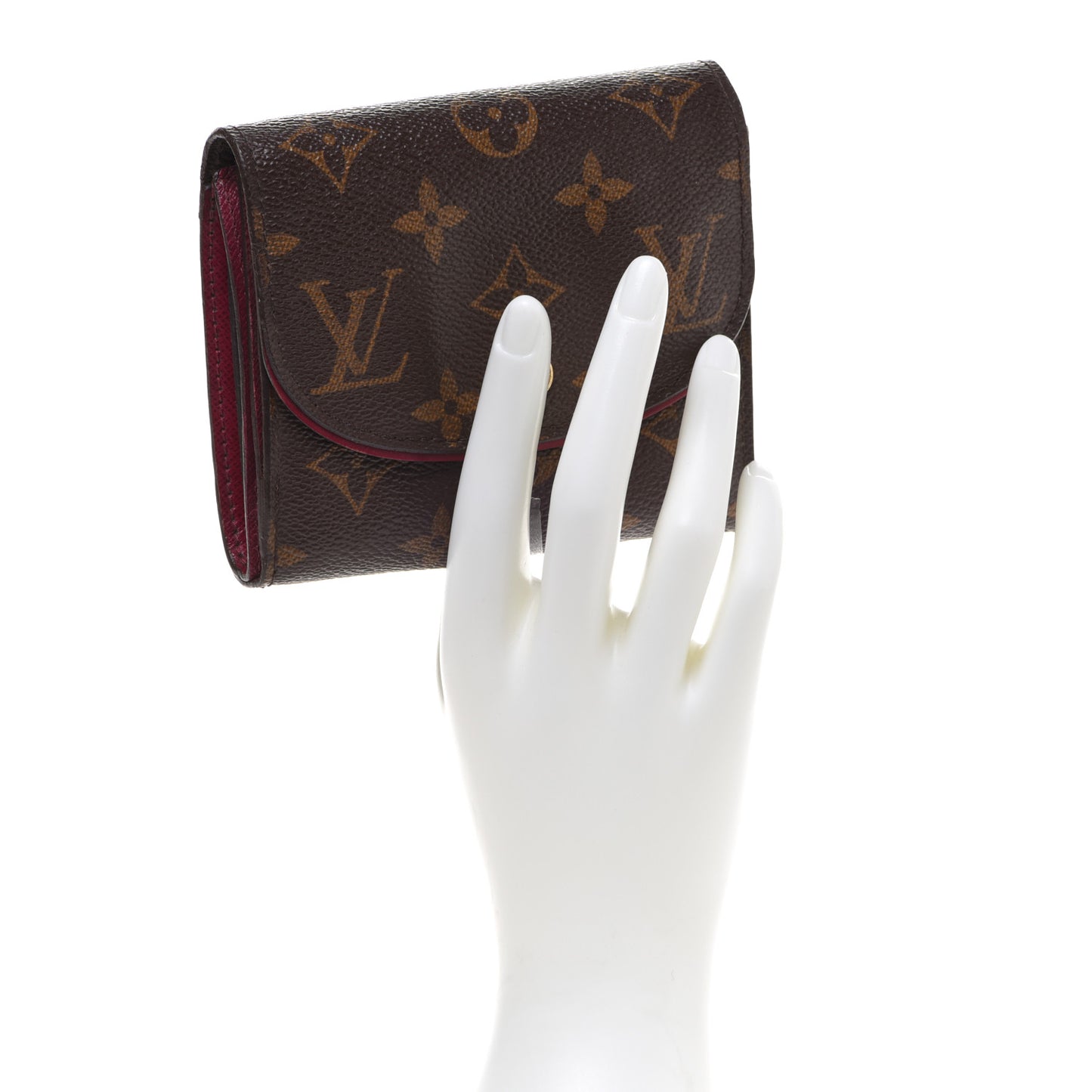 Monogram Ariane Compact Wallet Fuchsia