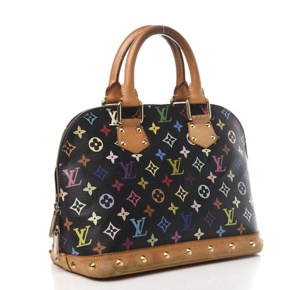 Louis Vuitton Monogram Multicolor Alma Black 2 of 12
