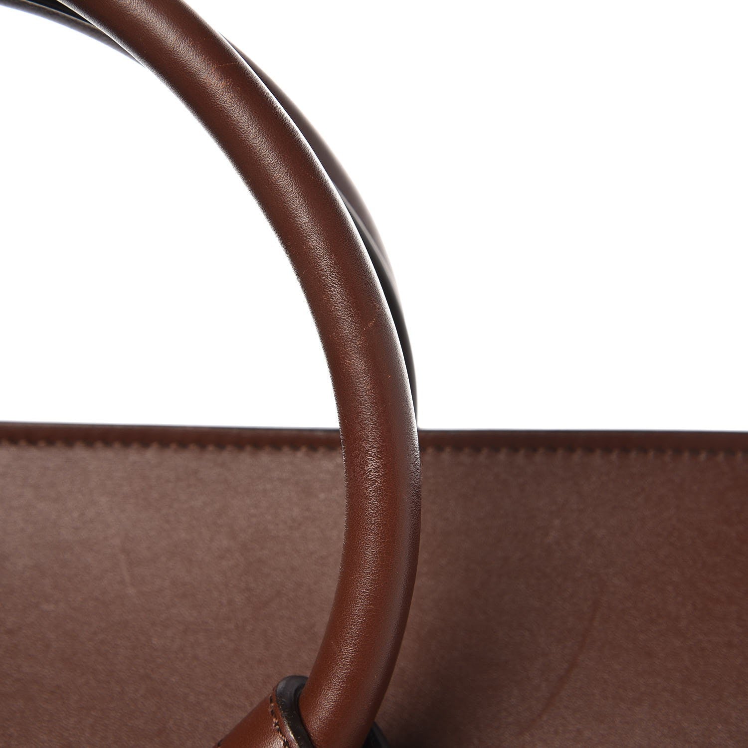 Celine Natural Calfskin Small Tie Knot Tote Acajou 19 of 20