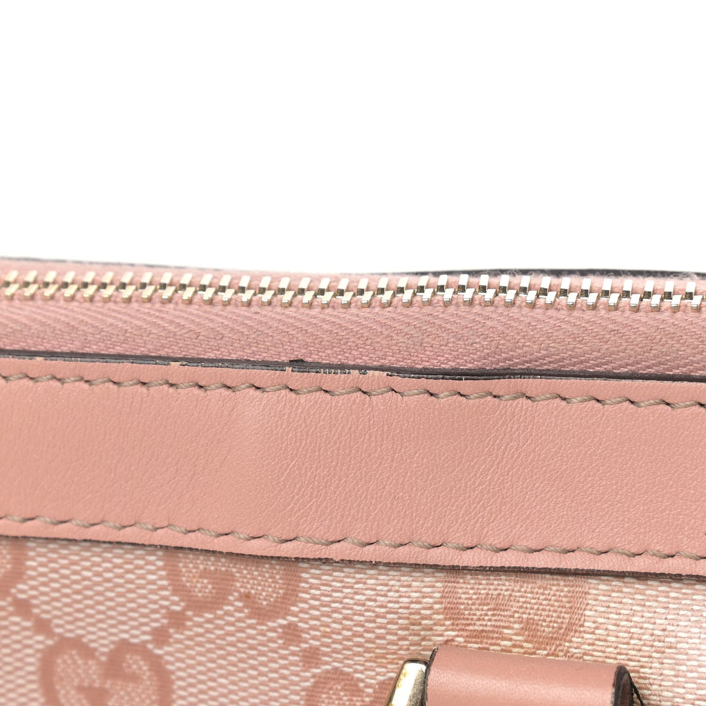 Crystal Monogram Medium Abbey Tote Blush