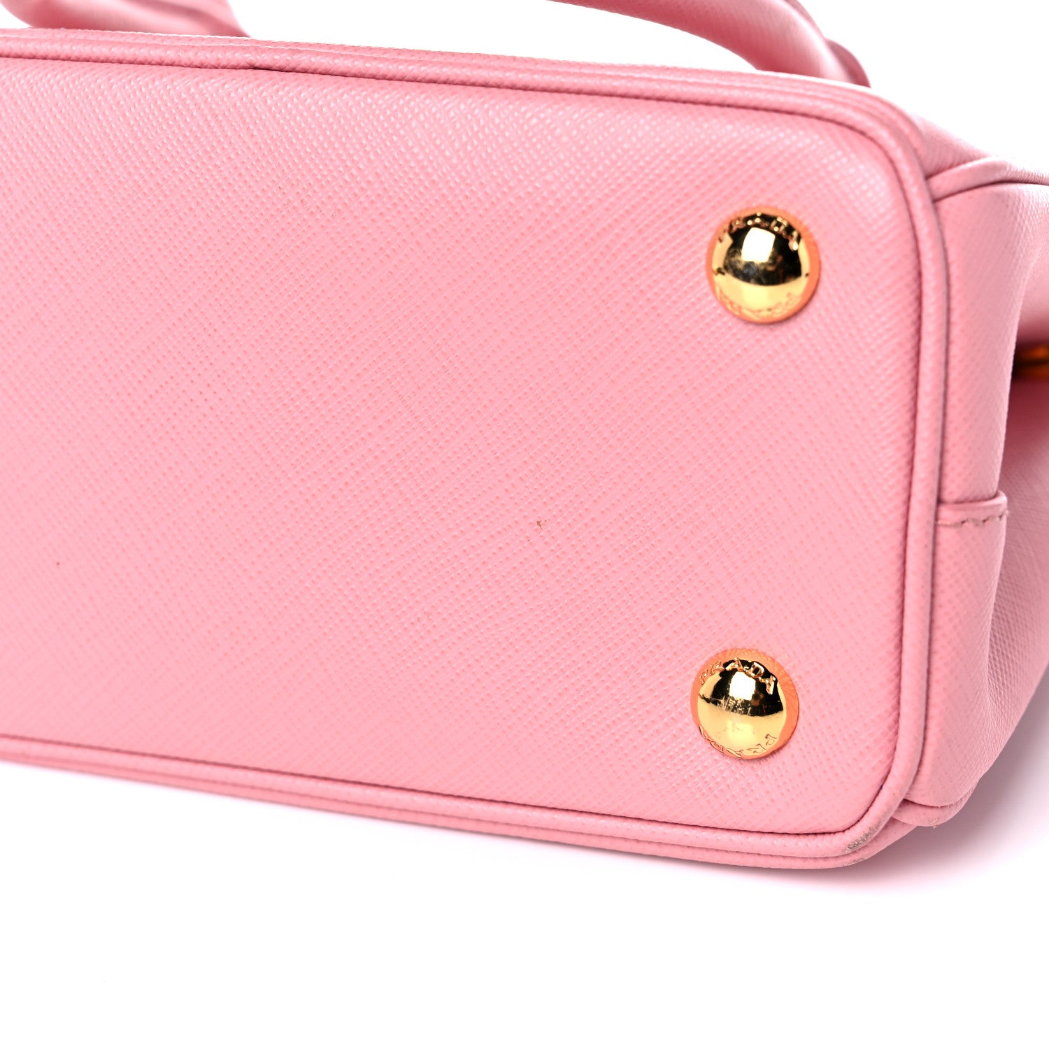 Prada Saffiano Lux Micro Galleria Double Zip Tote Petalo 24 of 33