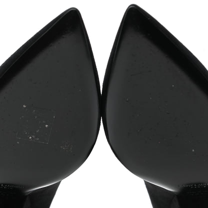 Saint Laurent Suede Niki 85 Pumps 38.5 Black 9 of 9
