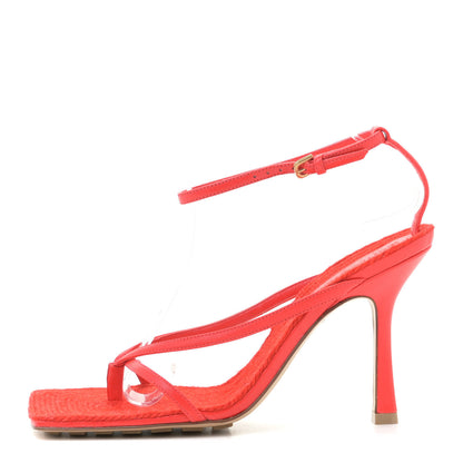 Bottega Veneta Nappa Rope Stretch Multi Strap 90mm Sandals 37 Tomato 1 of 10