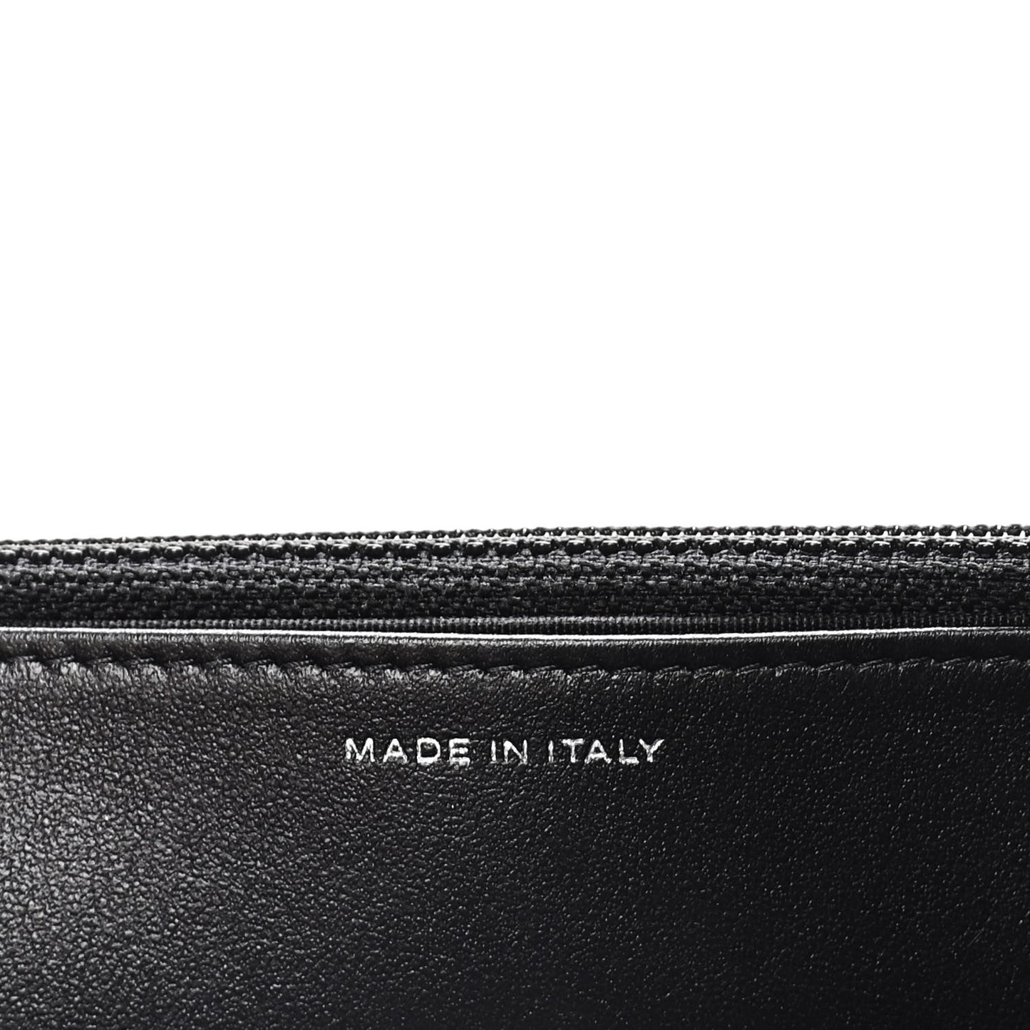 Caviar Quilted My Everything Wallet On Chain WOC Black