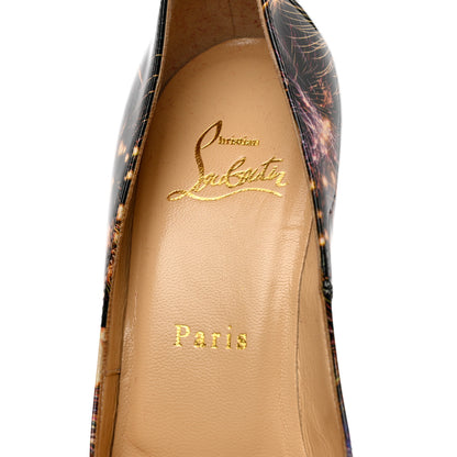 Christian Louboutin Patent Fireworks New Very Prive 120 Pumps 36 Multicolor 6 of 8