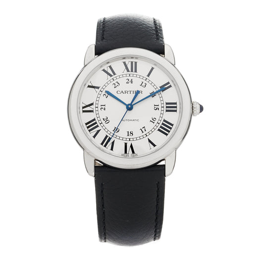 Stainless Steel Calfskin 36mm Ronde Solo Automatic Watch
