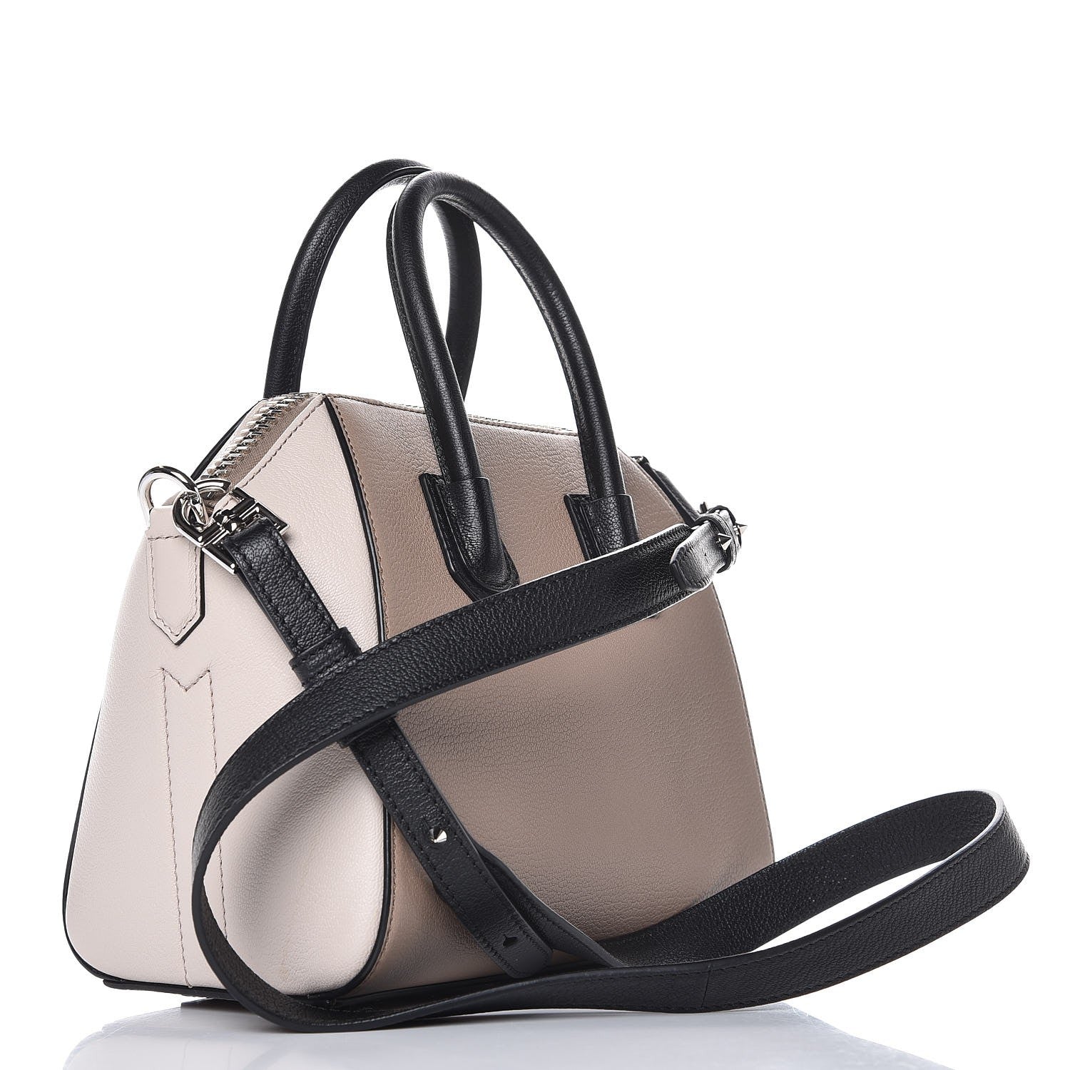 Givenchy Sugar Goatskin Mini Tri-Color Antigona Linen 3 of 9