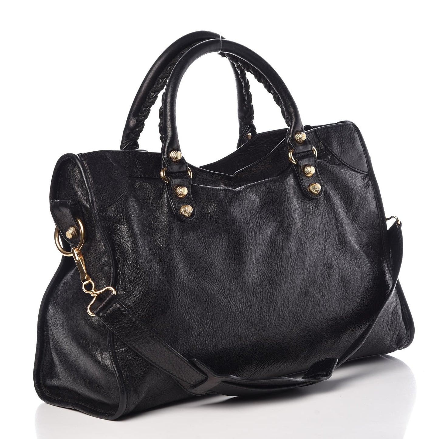 Agneau Giant 12 Gold Hardware City Black
