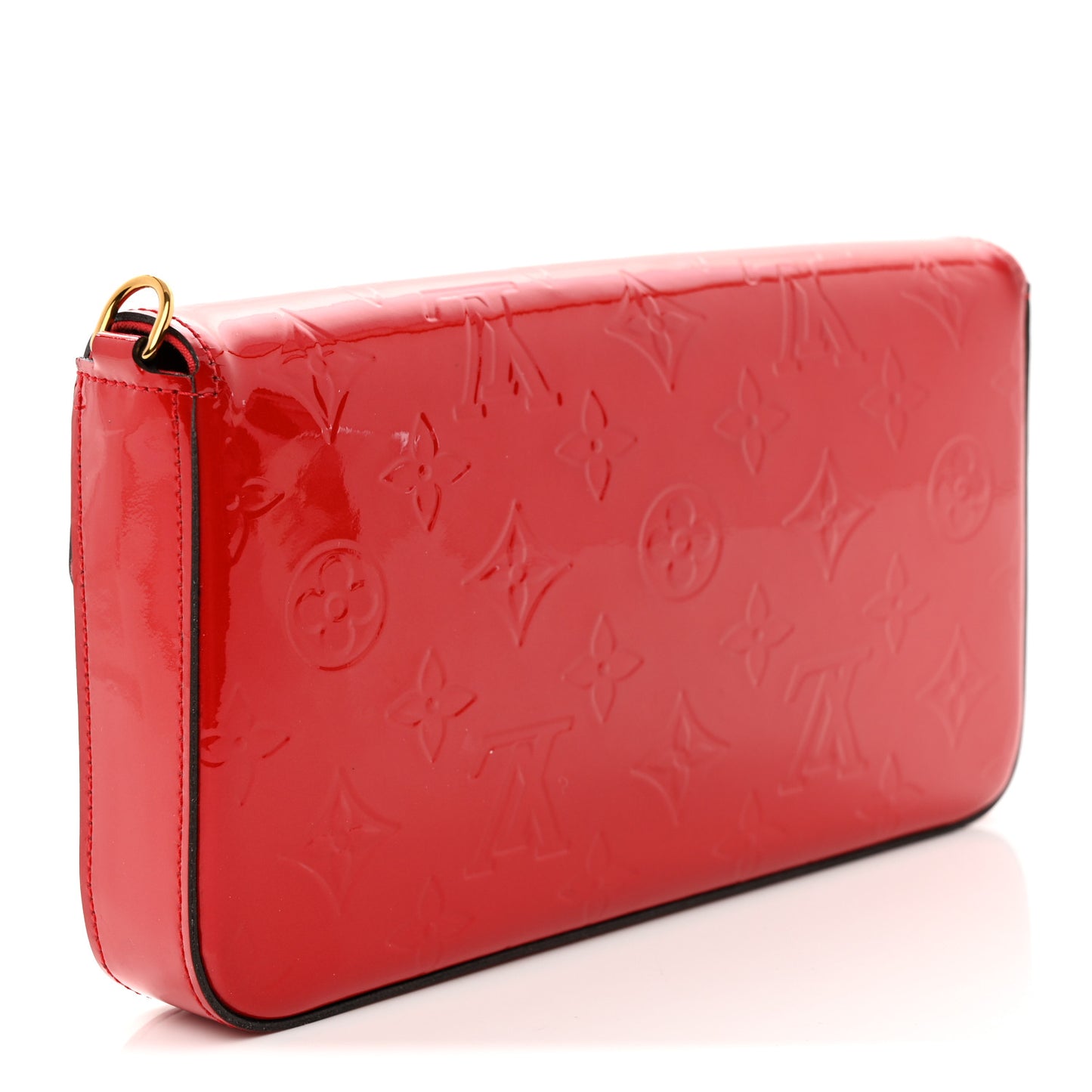 Vernis Felicie Pochette Chain Wallet Cherry