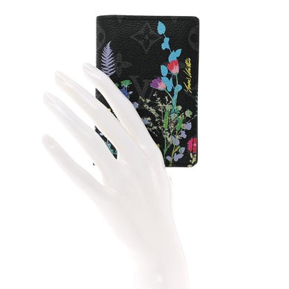 Louis Vuitton Monogram Eclipse Flower Print Pocket Organizer NM 2 of 7