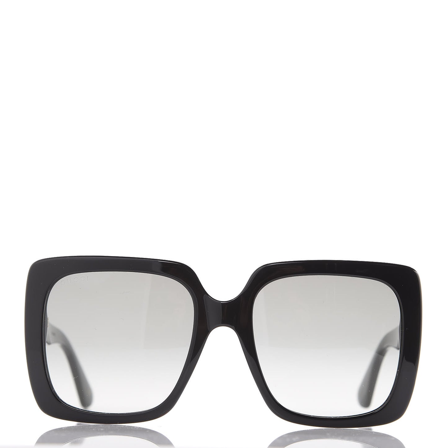 Crystal Square Frame GG Sunglasses GG0418S Black